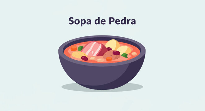 Hearty stew with meat, potatoes, beans, and carrots in a bowl