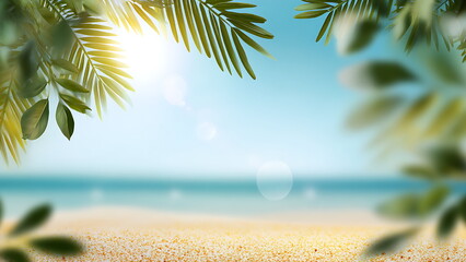 image of a white sand beach 