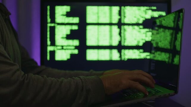 Cybersecurity emergency response, Server breach mitigation in progress, System security team manages immediate threat containment, Rapid incident handling with forensic analysis in progress now