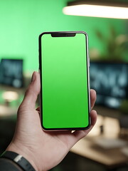 green screen smartphone