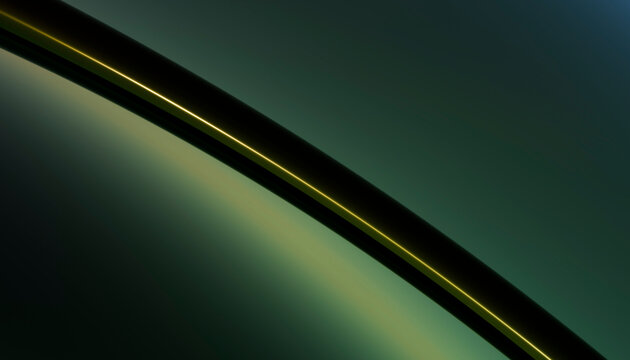 Abstract curved lines with gradient colors creating a dynamic and futuristic feel. Illustration, rendering