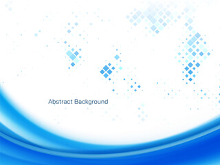 Abstract mosaic pattern pixel background with wave design