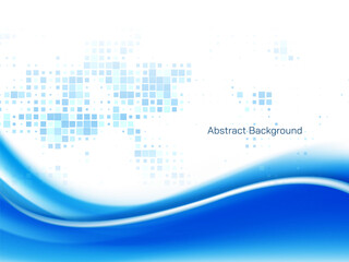 Abstract mosaic pattern pixel background with wave design