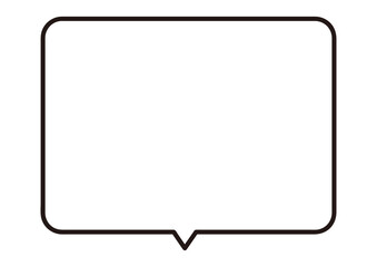 Simple speech bubble
