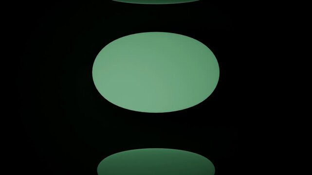 Abstract circular motion of cards rotating around center, seamless loop