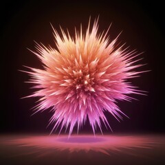 Fototapeta premium A burst of luminous abstract energy suggesting a sudden moment of creative insight and intellectual breakthrough in a digital space ,swirl ,future ,motion