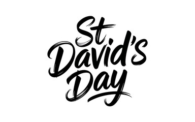 St david's day celebration logo