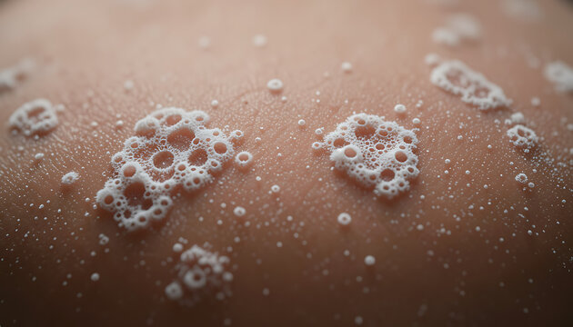 Abstract Memory Foam Texture Macro