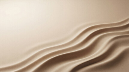 Obraz premium Abstract beige sand ripples with soft lighting background
