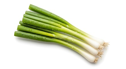 Fresh green onions bunch