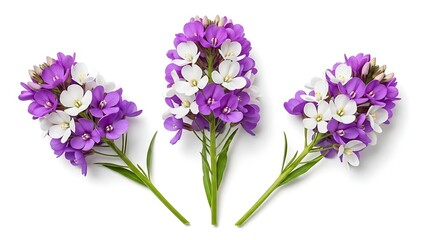 Lovely purple and white flowers
