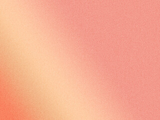 Fototapeta premium Warmer Peach-Orange Farbverlauf mit feiner Körnung – moderner abstrakter Hintergrund