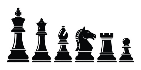  chess pieces icon. set of  chess pieces icon © Anamul Haque  Munna