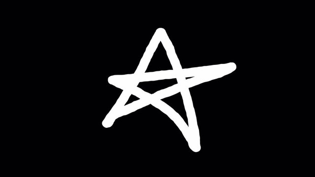 Chalk scribble doodle element for poster. Handwritten doodles. Rough hand drawn marker sketch with brush grunge texture.