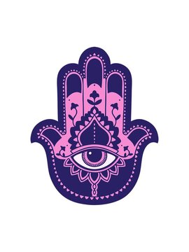 shine light effect animation of tattoo in traditional style of a hamza