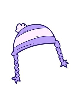 pixelize effect animation of cartoon hat