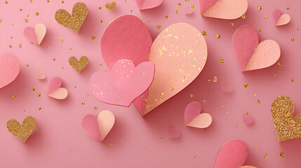 seamless pattern with hearts