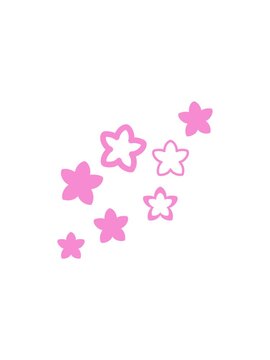 flashy sales animation of multiple flowers form a japnese floral pattern design