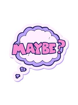 bob and pause animation of sticker of a maybe cartoon symbol