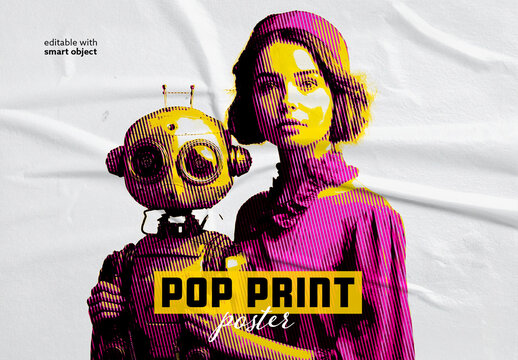 Pop Print Poster Effect