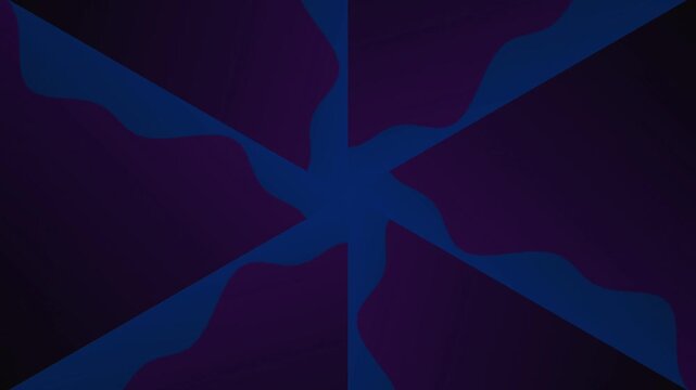 Blue Radial Pattern on Dark Background.
