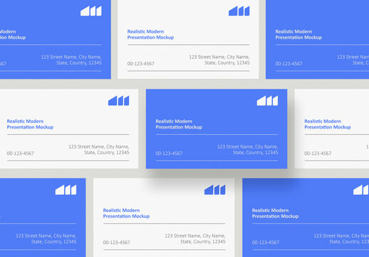 Realistic Modern Presentation Mockup PSD