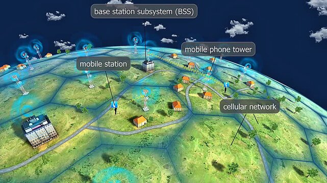 Mobile phone network system