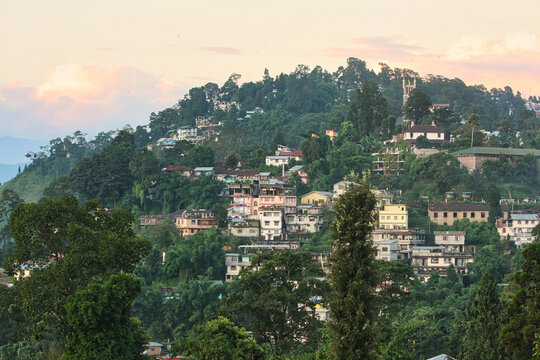 Kalimpong, early in the morning covered with mild fog