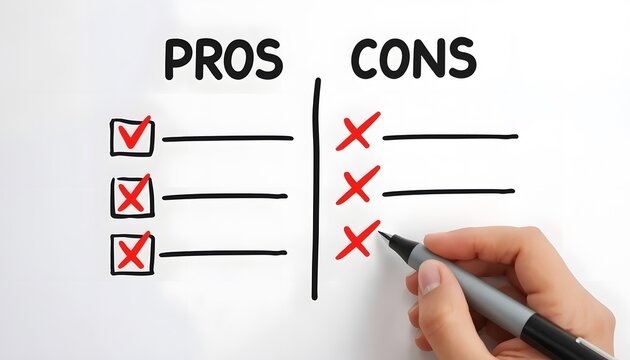 pros and cons list