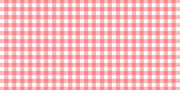 Halloween plaid tablecloth with red checkered pattern background. Isolated flat vector illustration.eps.10