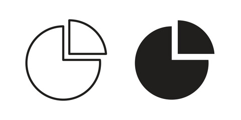 Chart pie icon. Trendy Flat style for graphic design, Website, UI. EPS10