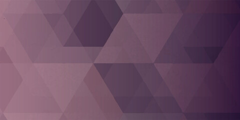Abstract Purple Geometric Background With Triangles, Gradient Shades For Creative Design