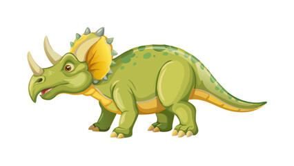 Fototapeta premium Triceratops Dinosaur Illustration
