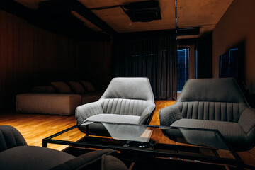 Obraz premium Sophisticated environment blending comfort with modern elegance