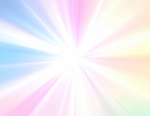 Soft Pastel Light Burst with Subtle Gradients for Bright Atmosphere