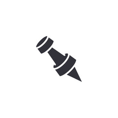 Pen writing icon symbolizing content creation, document editing, signature process, and creative drafting activity.