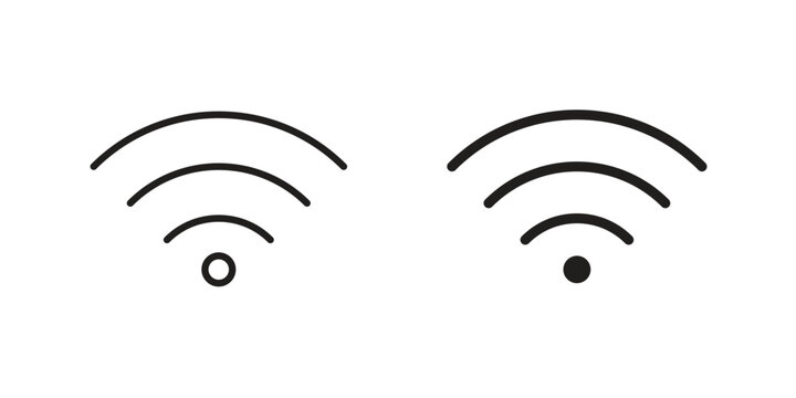 Wifi icon. Trendy Flat style for graphic design, Website, UI. EPS10