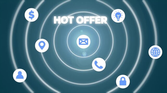 Writing note showing Hot Offer. Business concept for product or programme that is offered at reduced prices or rates