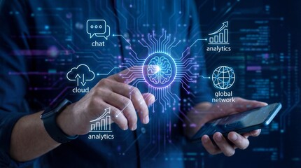 Exploring analytics and ai in cloud technology a deep dive into global network strategies digital environment interactive viewpoint