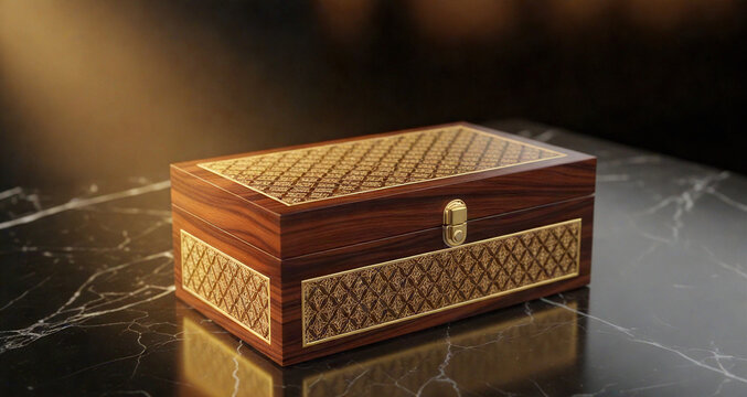 A wooden box 