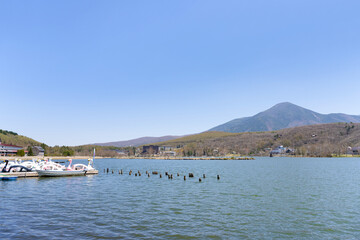 Fototapeta premium 長野県茅野市 白樺湖
