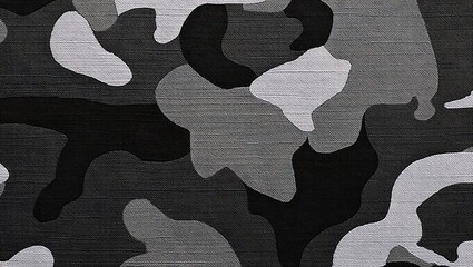 Monochromatic camouflage pattern abstract background texture for design applications