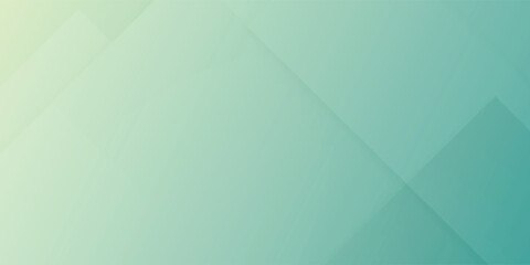 Abstract Geometric Teal Green Background With Soft Gradient For Modern Design