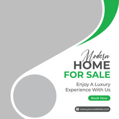 Obraz premium House Sale Post