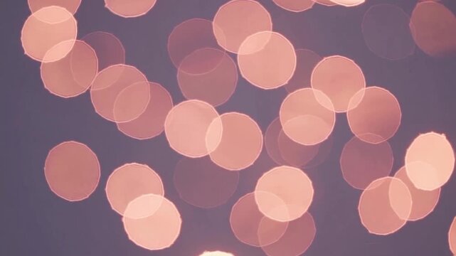 Soft Blurred Background with Warm Circles of Light Ideal for Seasonal Greetings and Celebratory Themes