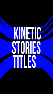 Kinetic Story 80 &ndash; Modern Animated Typography for Social Media, Instagram Stories, Reels, YouTube Shorts and Dynamic Video Content
