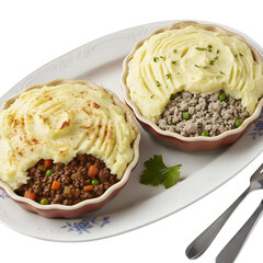 cottage pie, shepherd's pie, raw, British food

