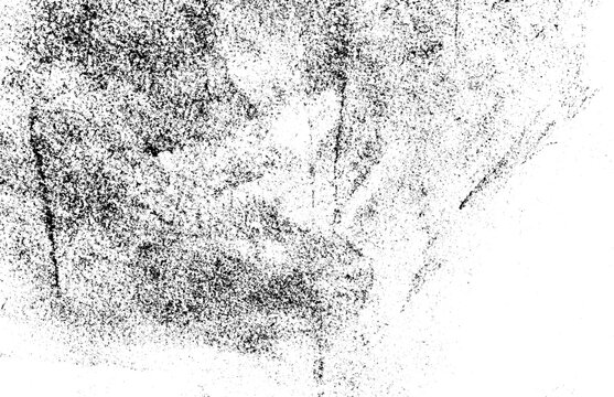 Abstract graphite texture with rough grain on transparent background. Suitable for overlays, textures, and graphic design elements.
