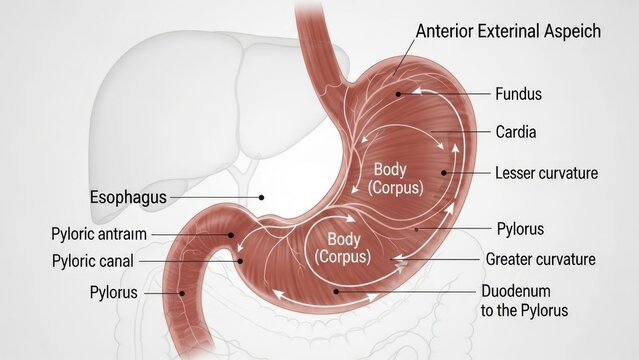 Stomach anatomy
