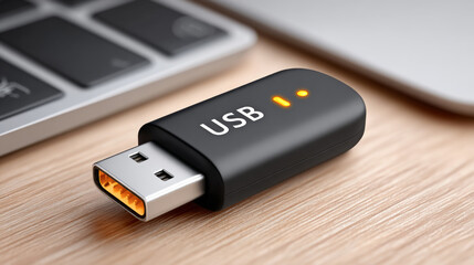 Portable usb flash drive for convenient data storage and transfer